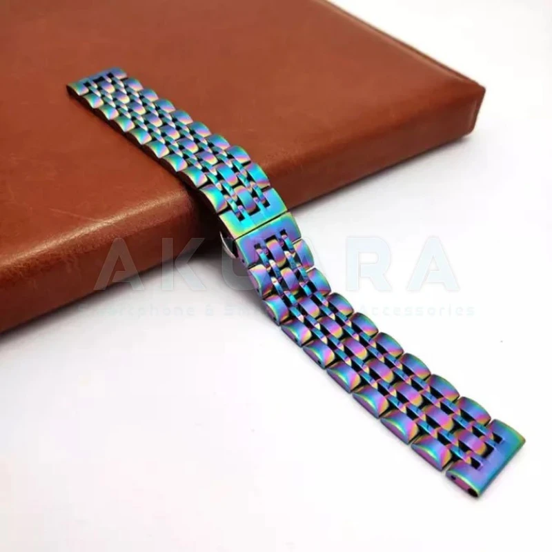 بند آکوآرا مدل 7Bead AK مناسب برای ساعت هوشمند گلوریمی M2 Max LTD سایز 22mm