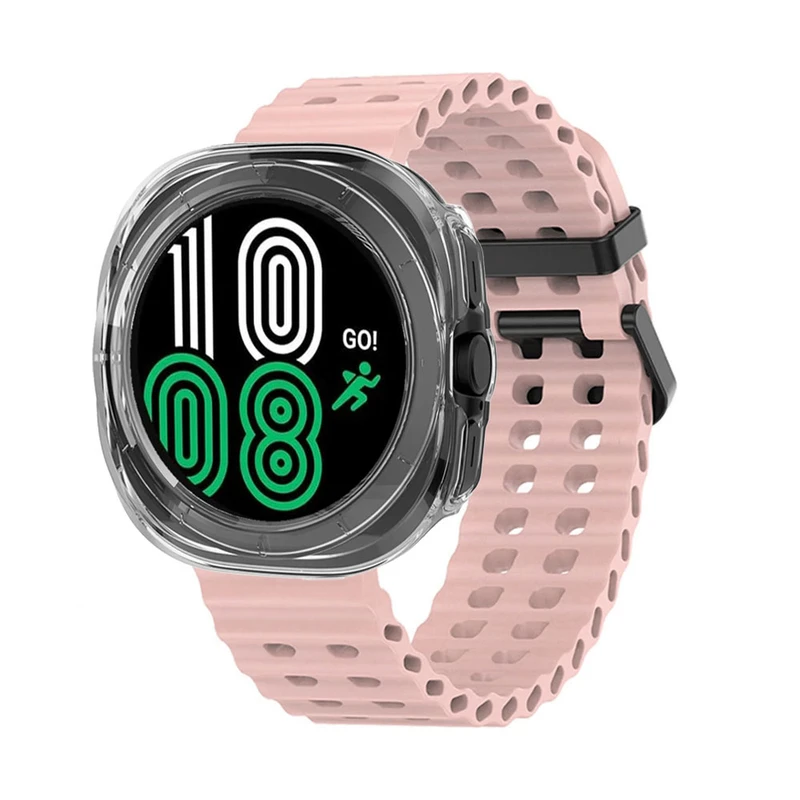 بند هاپلایت مدل Ocean CL Guard HL مناسب برای ساعت هوشمند سامسونگ Galaxy Watch 7 Ultra 47mm به همراه کاور