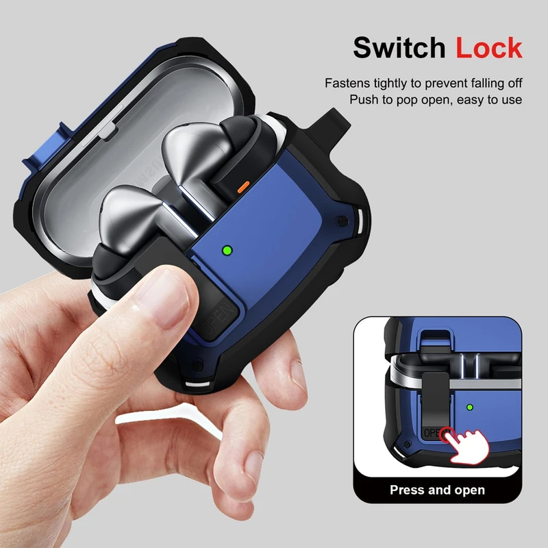کاور هاپلایت مدل Eggshell Lock HL مناسب برای کیس هدفون بی‌سیم سامسونگ Galaxy Buds 3 / 3 Pro