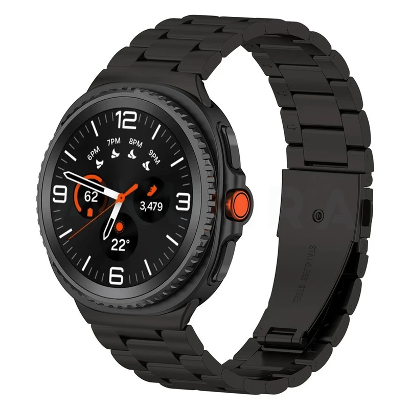 بند آکوآرا مدل 3Bead GRDH مناسب برای ساعت هوشمند سامسونگ Galaxy Watch 8 40mm/44mm/Classic 46mm به همراه کاور