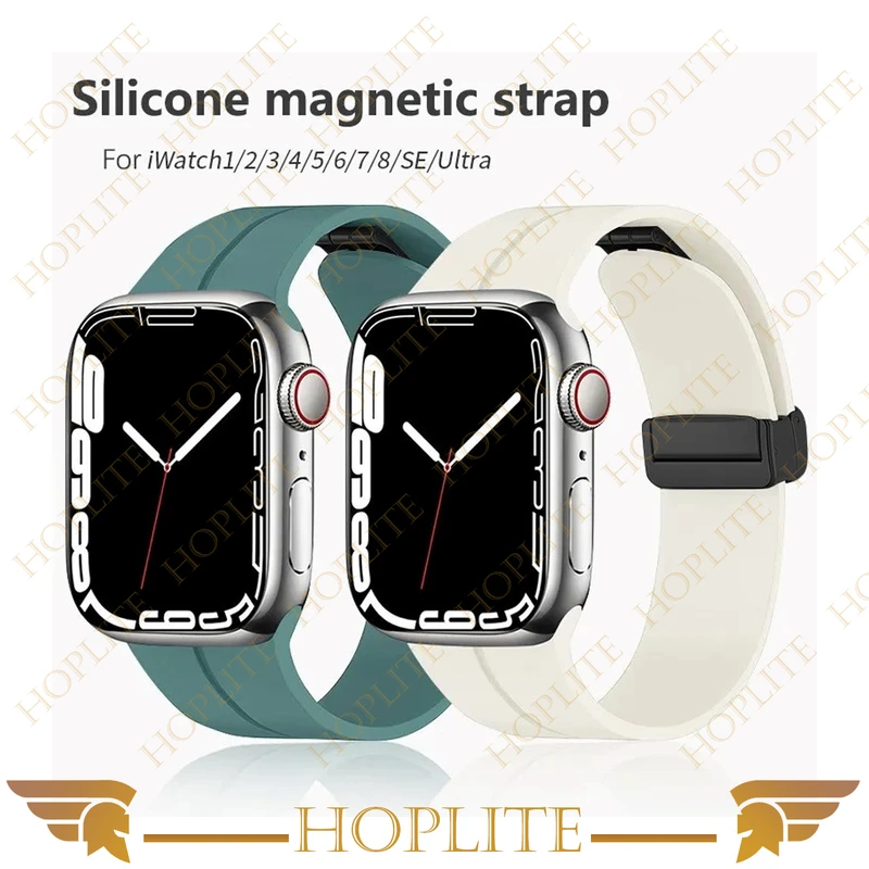 بند هاپلایت مدل Magnetic-HL مناسب برای اپل واچ 42/44/45/49 میلی متری