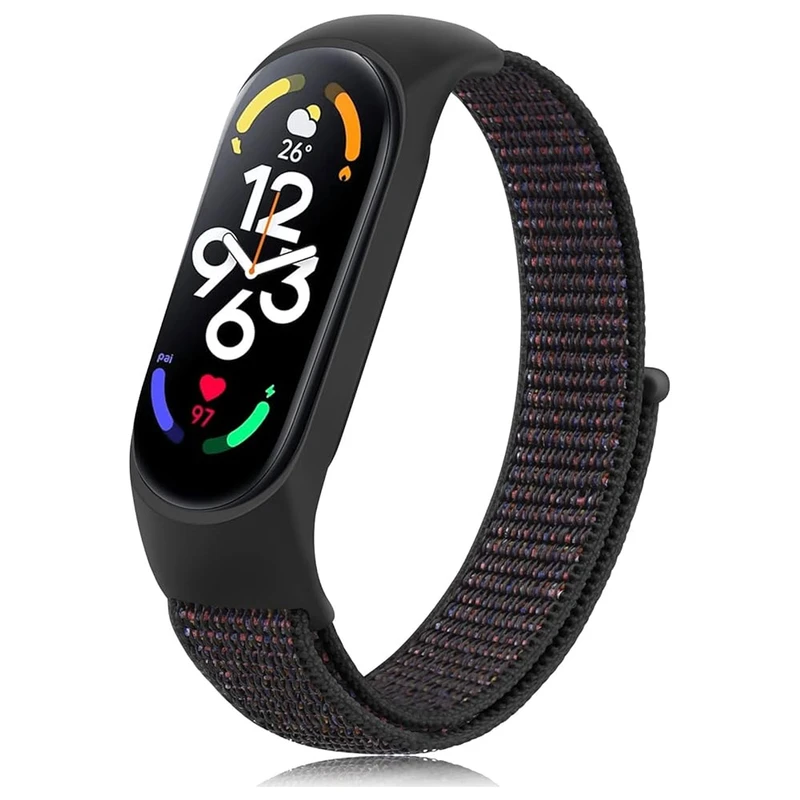 بند هاپلایت مدل Nylon SK HL مناسب برای ساعت هوشمند شیائومی Mi band 4/5/6