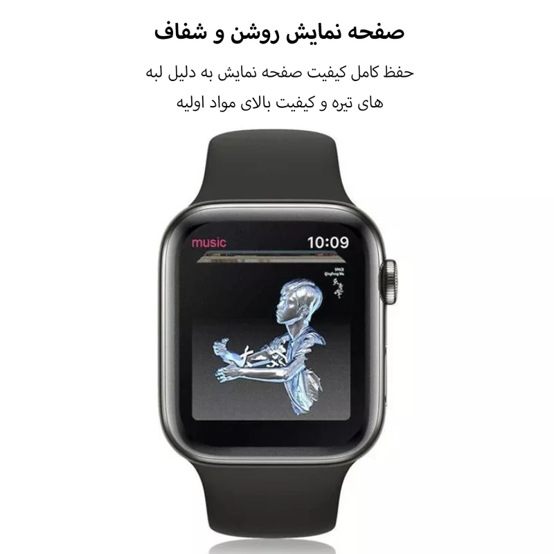 محافظ صفحه نمایش پلاس مدل Pmma-PL مناسب برای ساعت هوشمند هایلو RS4 Max بسته سه عددی