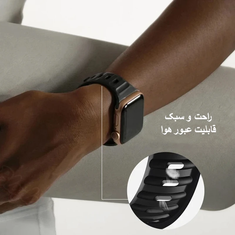 بند پلاس مدل Spig Sport PL مناسب برای اپل واچ سری 7/8/9 سایز 45 میلی متری