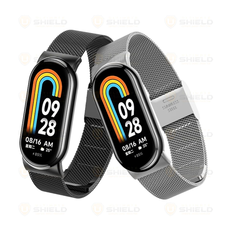 بند آلتیمیت شیلد مدل Milanese GK مناسب برای ساعت هوشمند شیائومی Mi Band 8 12mm / Mi Band 9 12mm / Mi Band 10 12mm