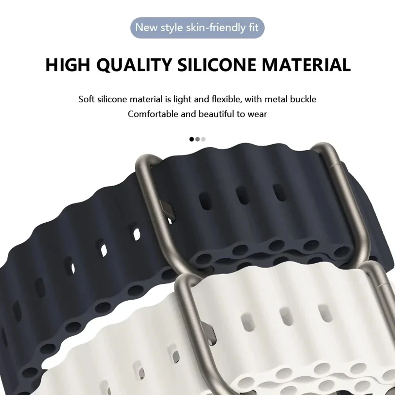 بند هاپلایت مدل Ocean HL مناسب برای ساعت هوشمند شیائومی Mi band 8