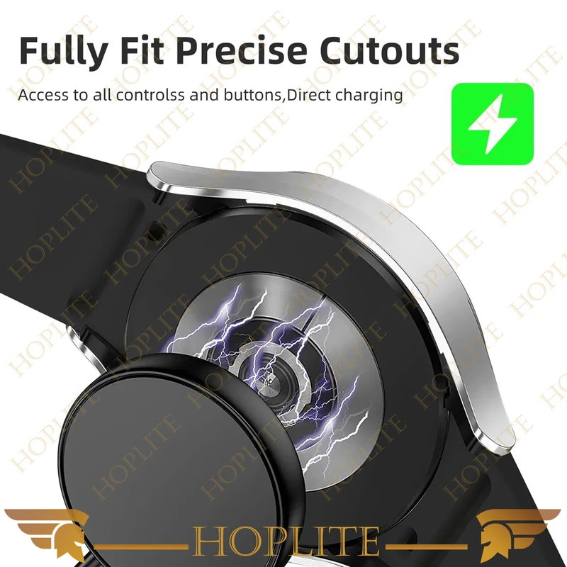 کاور هاپلایت مدل PC-Bumper-HL مناسب برای ساعت هوشمند سامسونگ Galaxy Watch 5 44mm به همراه محافظ صفحه نمایش