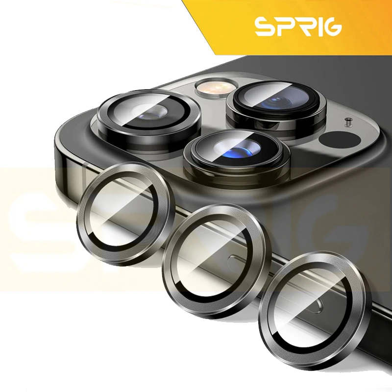 محافظ لنز دوربین اسپریگ مدل Ring Metal Luxury مناسب برای گوشی موبایل اپل Iphone 13 / 13 mini
