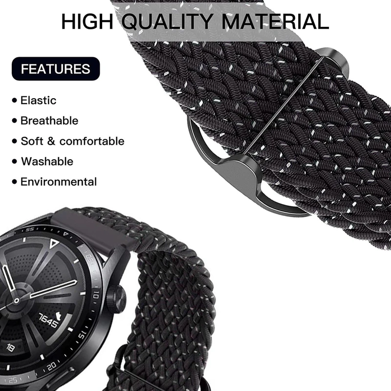 بند شیپ مدل Mixed Braided Solo SH مناسب برای ساعت هوشمند هایلو RS4 / RS4 Plus / LS02