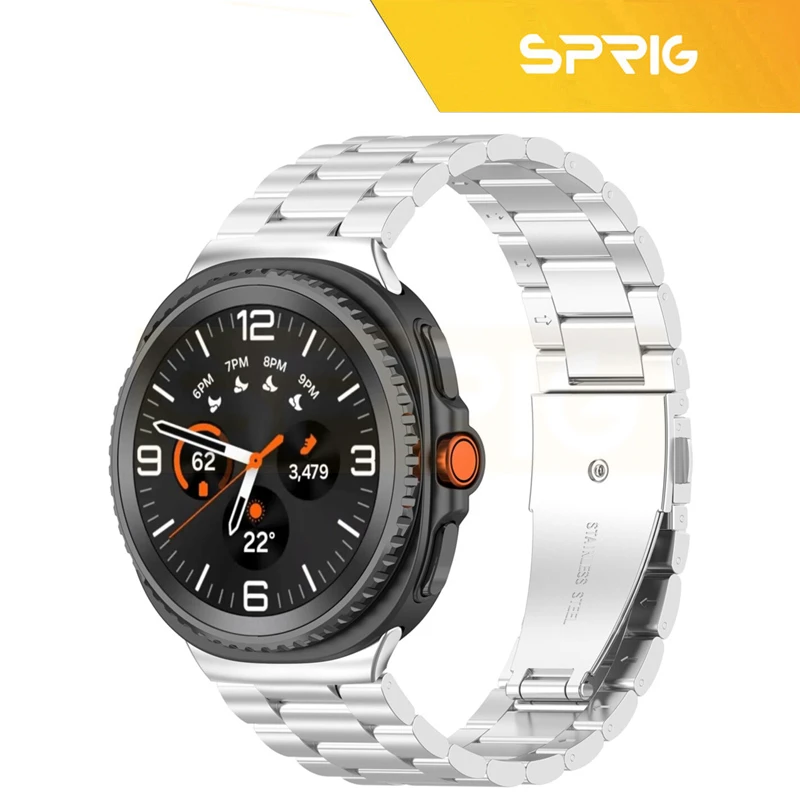 بند اسپریگ مدل 3bead W8 مناسب برای ساعت هوشمند سامسونگ Galaxy Watch 8 40mm / 8 44mm / 8 Classic 46mm