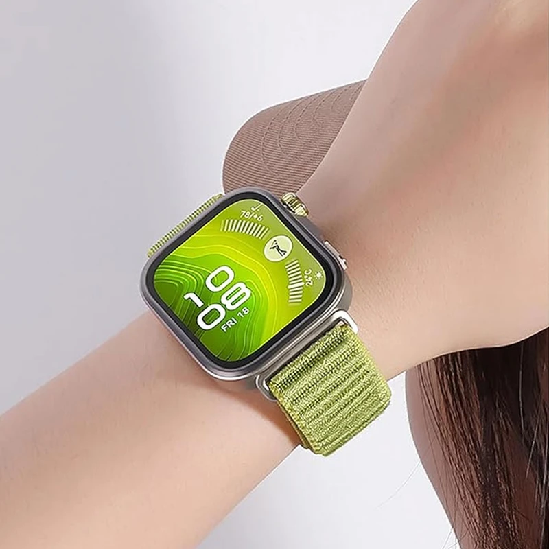بند آکوآرا مدل Velcro Weave مناسب برای ساعت هوشمند هوآوی Fit 3
