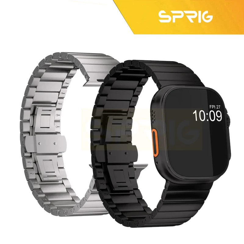 بند اسپریگ مدل Swatch Link STL مناسب برای اپل واچ 46 میلی متری سری 10
