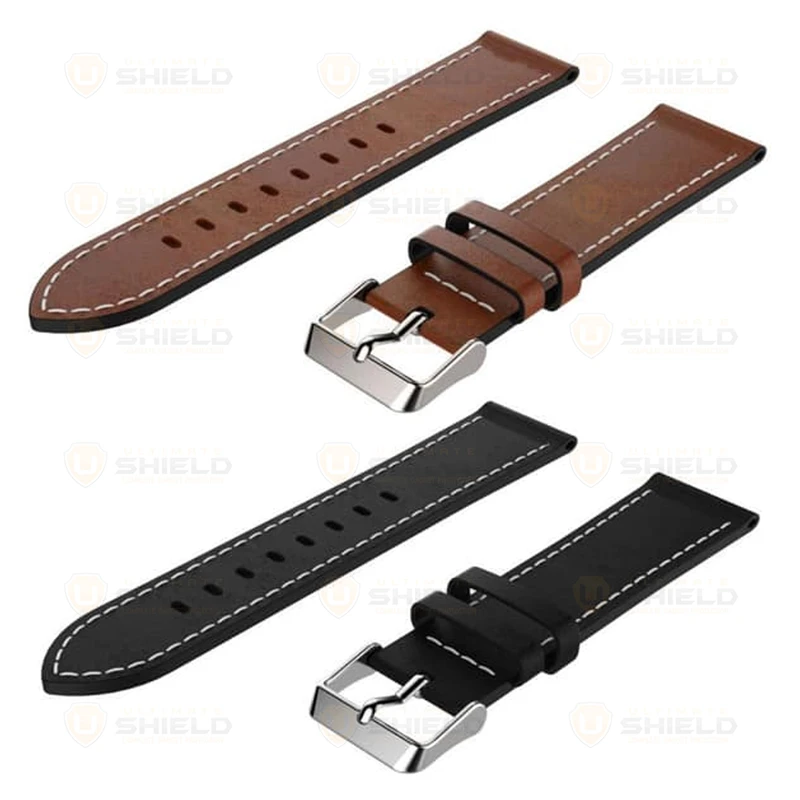 بند آلتیمیت شیلد مدل Leather SM مناسب برای ساعت هوشمند گارمین Vivomove / Style / Vivomove 3 / Forerunner 645 / 245 20mm