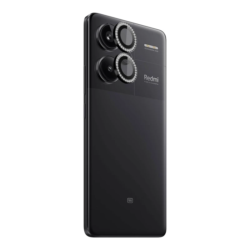 محافظ لنز دوربین رینگی هاپلایت مدل Diamond Protector HL مناسب برای گوشی موبایل شیائومی Redmi Note 13 Pro Plus