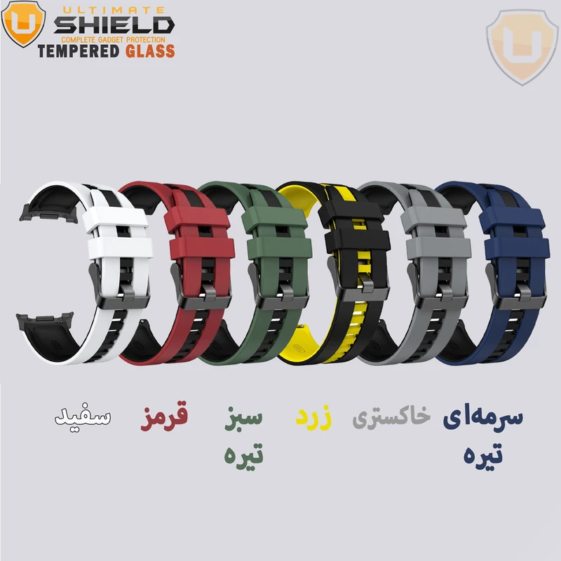 بند آلتیمیت شیلد مدل Ferer NV8 BK مناسب برای ساعت هوشمند سامسونگ Galaxy Watch 8 40mm