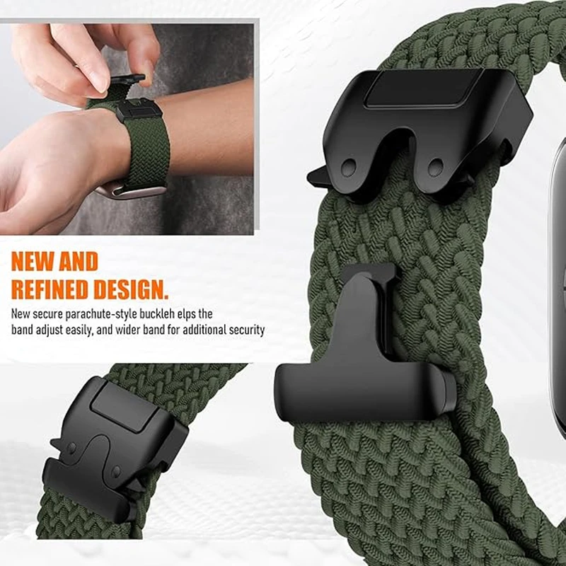 بند ساعت آکوآرا مدل Woven Parachute مناسب برای اپل واچ 49 mm سری Ultra