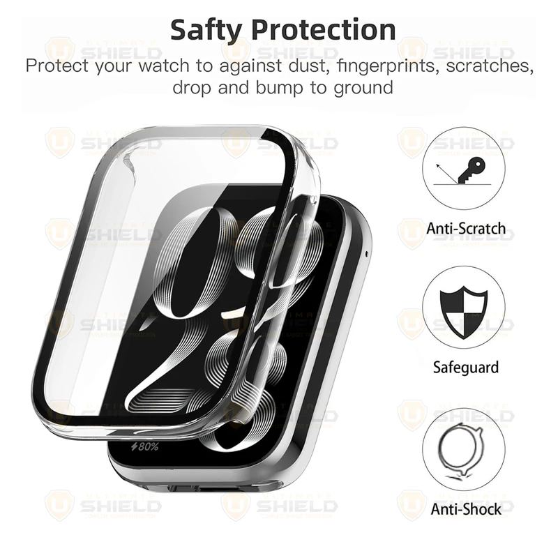 بند آلتیمیت شیلد مدل Special GRD CL مناسب برای ساعت هوشمند شیائومی Mi Band 9 pro به همراه کاور