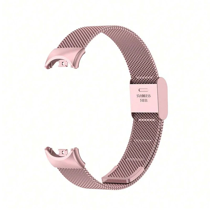 بند ساعت آکوآرا مدل Milanese SG مناسب برای مچ‌بند هوشمند شیائومی Mi Band 10