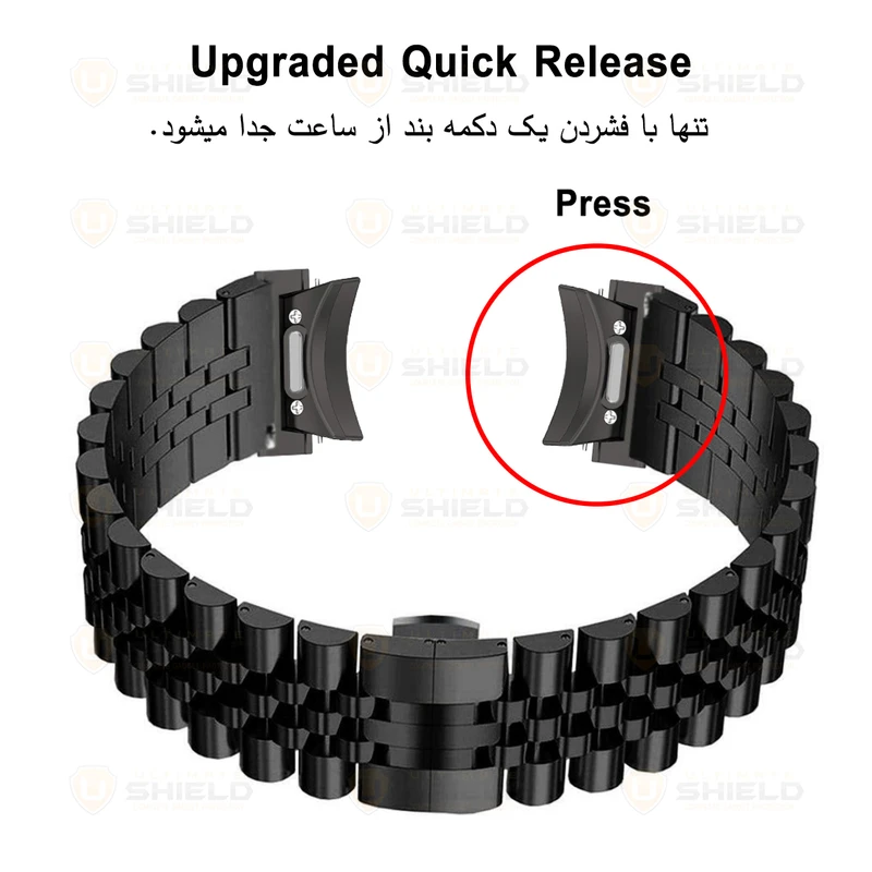 بند آلتیمیت شیلد مدل 5Row BTN مناسب برای ساعت هوشمند سامسونگ Galaxy Watch 4 44mm