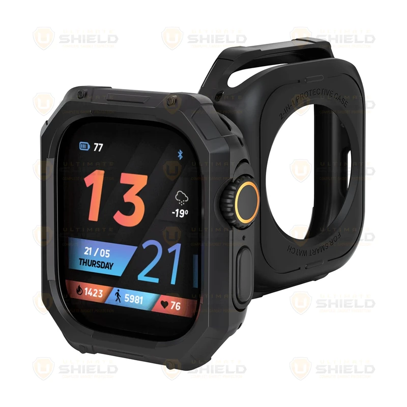 کاور آلتیمیت شیلد مدل Hexa Armor مناسب برای اپل واچ 49 mm سری Ultra / Ultra 2