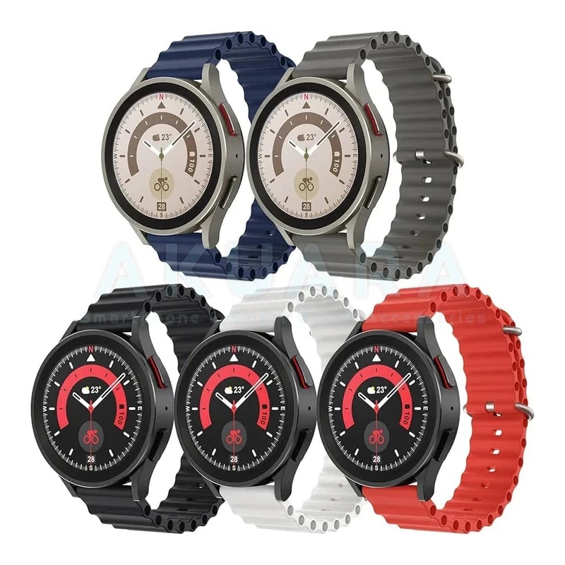 بند ساعت آکوآرا مدل Ocean AK مناسب برای ساعت هوشمند شیائومی Redmi Watch 5 Active / Redmi Watch 5 Lite سایز 22mm