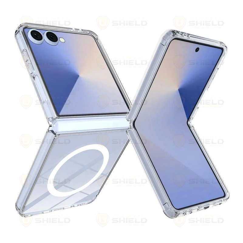کاور آلتیمیت شیلد مدل Clear Magsafe UL مناسب برای گوشی موبایل سامسونگ Galaxy Z Flip 7