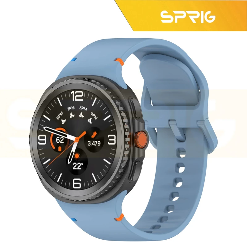 بند اسپریگ مدل Silic NewV W8 مناسب برای ساعت هوشمند سامسونگ Galaxy Watch 8 40mm / 8 44mm / 8 Classic 46mm