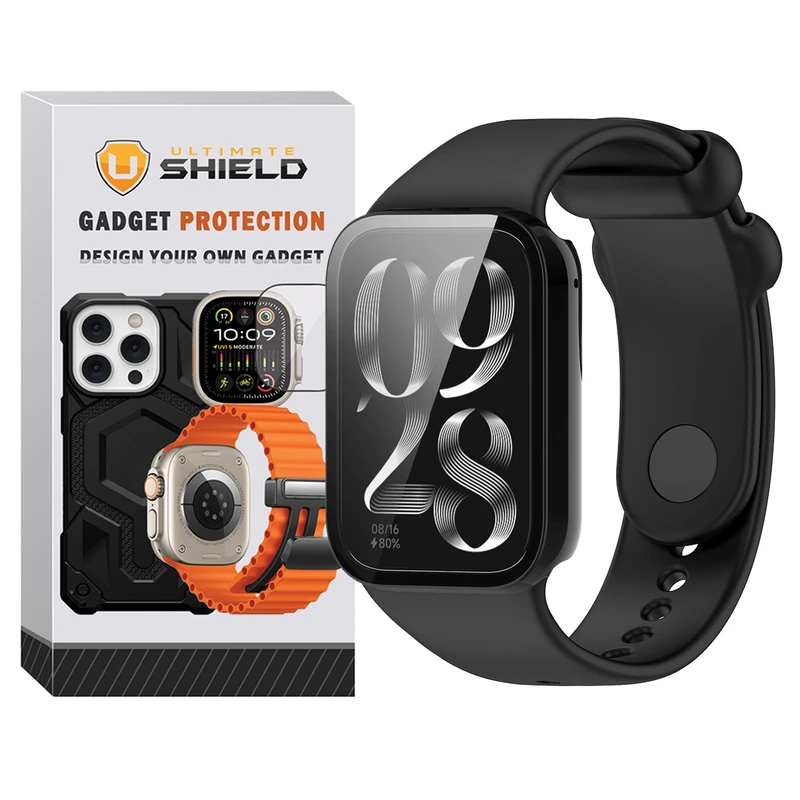 بند آلتیمیت شیلد مدل Special GRD مناسب برای ساعت هوشمند شیائومی Mi Band 9 pro به همراه کاور