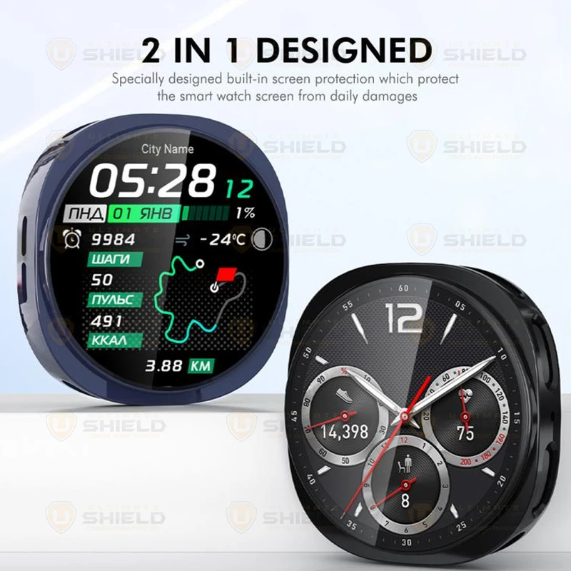 کاور آلتیمیت شیلد مدل Jelly Protection مناسب برای ساعت هوشمند سامسونگ Galaxy Watch 8 44mm