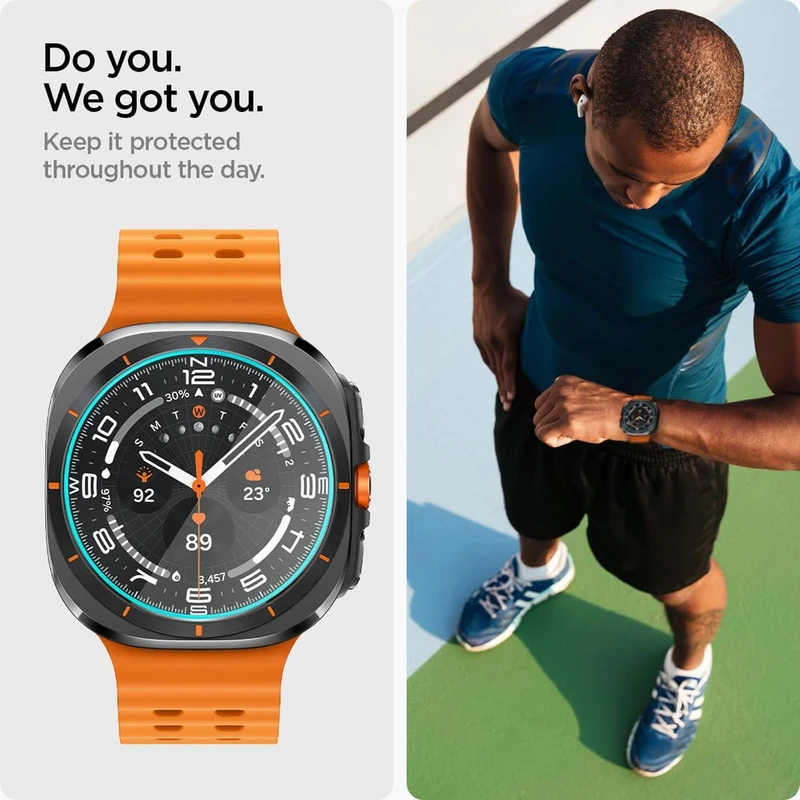 محافظ صفحه نمایش شیشه‌ای هاپلایت مدل Glass-HL مناسب برای ساعت هوشمند سامسونگ Galaxy Watch 7 Ultra 47mm