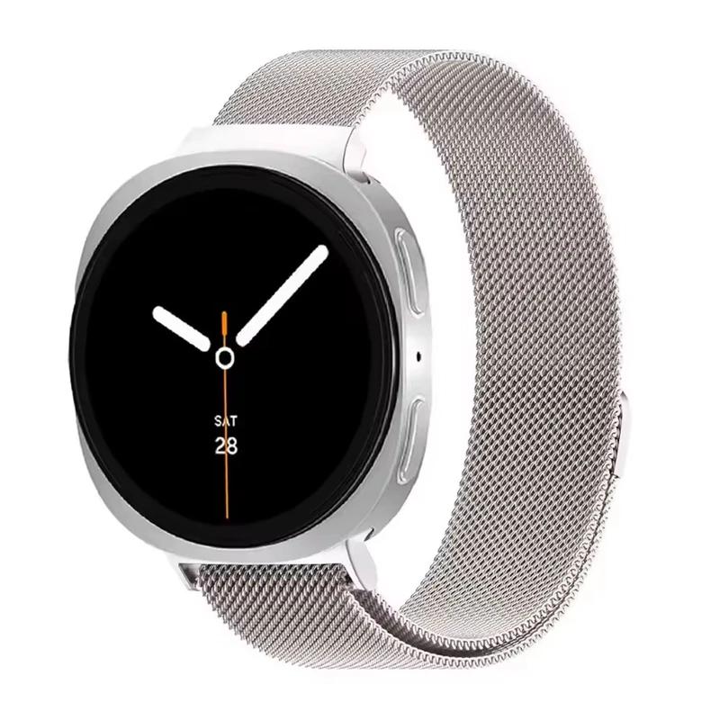 بند آکوآرا مدل Milanese مناسب برای ساعت هوشمند سامسونگ Galaxy Watch 8 40mm/44mm/Classic 46mm