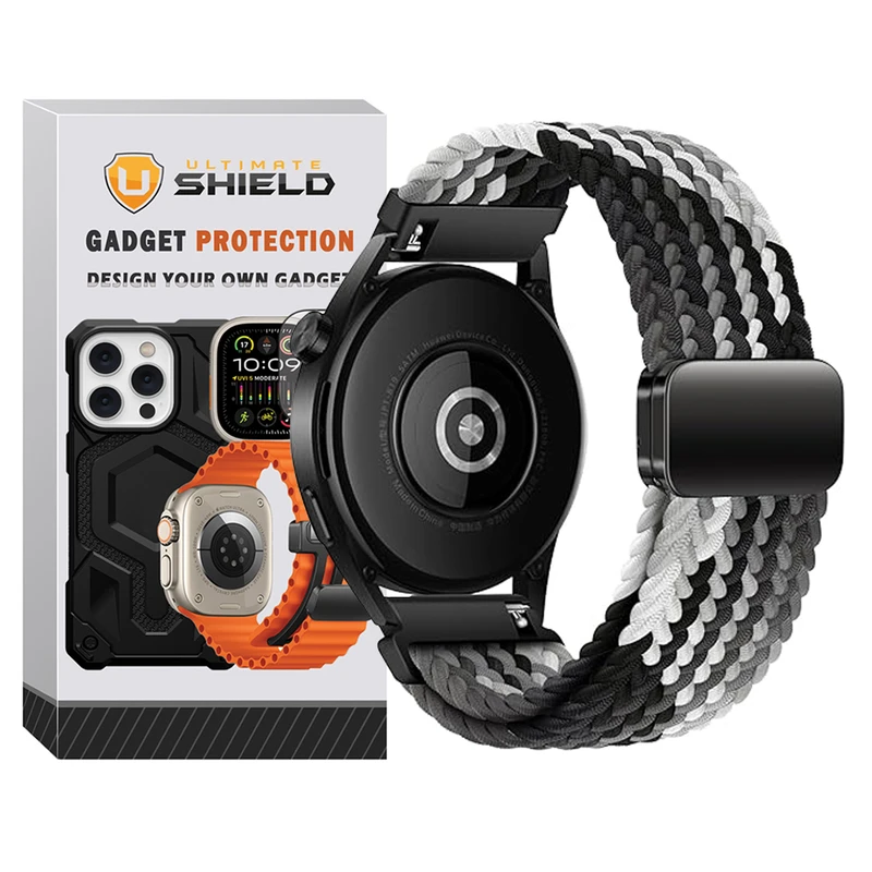 بند آلتیمیت شیلد مدل Braided Magsolo Mix TW مناسب برای ساعت هوشمند سامسونگ Galaxy Watch Gear S2 Classic / Gear S3 / Gear Sport 22mm