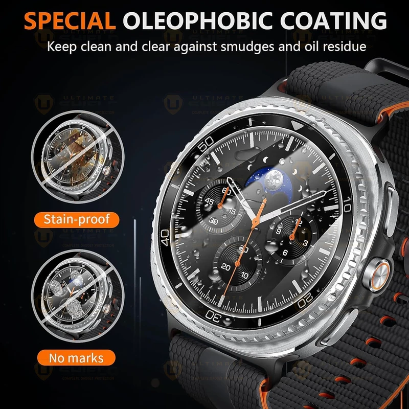 محافظ صفحه نمایش آلتیمیت شیلد مدل SH-UL مناسب برای ساعت هوشمند سامسونگ Galaxy Watch 8 Classic 46mm بسته سه عددی