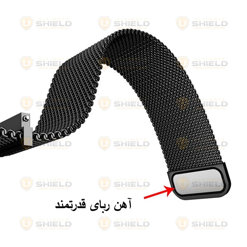 بند آلتیمیت شیلد مدل Milanese مناسب برای اپل واچ 42 میلی متری سری 10/11