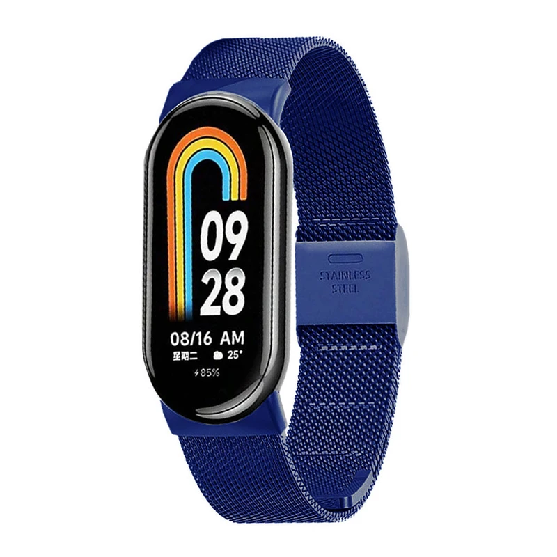 بند آکوآرا مدل Milanese SG GRDH مناسب برای مچ‌بند هوشمند شیائومی Mi Band 8