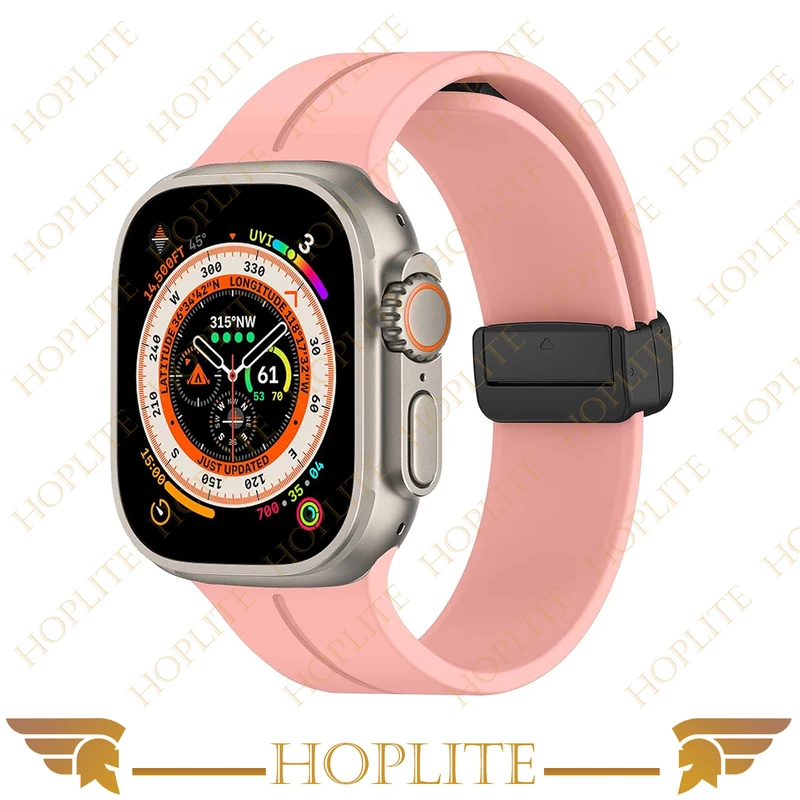 بند هاپلایت مدل Magnetic-ORG-HL مناسب برای ساعت هوشمند ویرفیت HW8 Ultra max