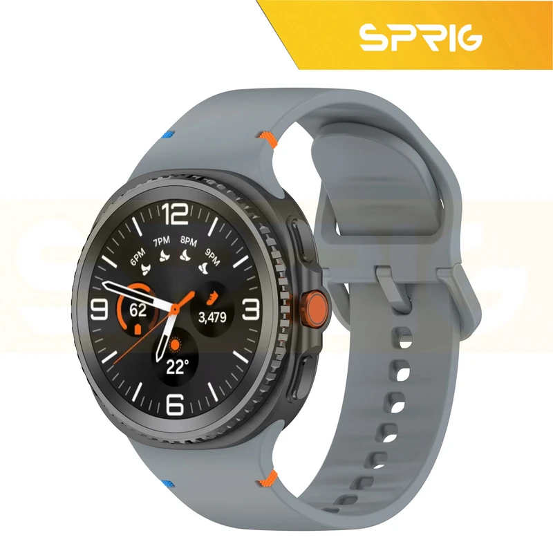 بند اسپریگ مدل Silic NewV W8 مناسب برای ساعت هوشمند سامسونگ Galaxy Watch 8 40mm / 8 44mm / 8 Classic 46mm