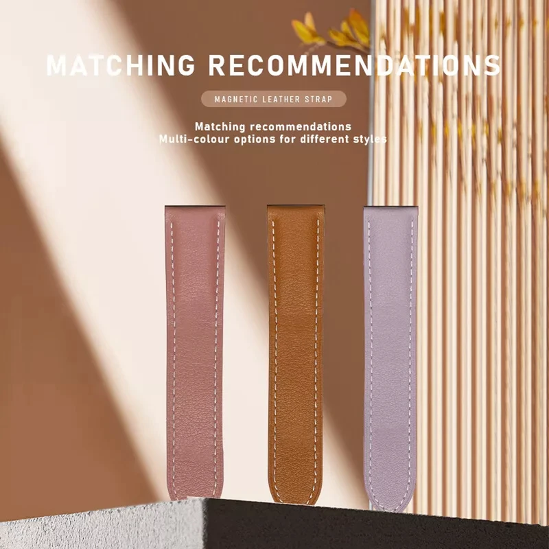 بند برنارد مدل Mag Leather BR TW مناسب برای ساعت هوشمند میبرو Watch Lite 2 22mm