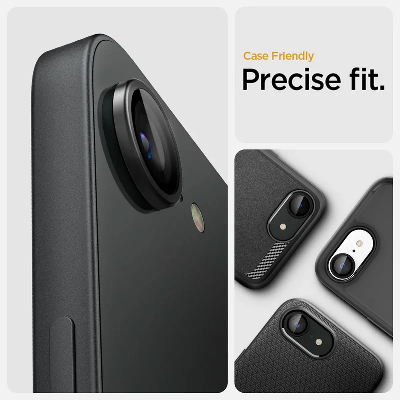 محافظ لنز دوربین شیشه‌ای آکوآرا مدل RNG مناسب برای گوشی موبایل iPhone 16e