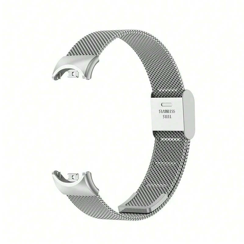 بند آکوآرا مدل Milanese SG مناسب برای مچ‌بند هوشمند شیائومی Mi Band 8/9/10