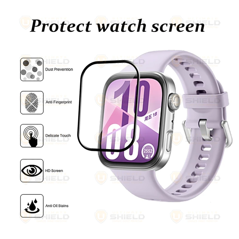 محافظ صفحه نمایش آلتیمیت شیلد مدل Nano Pmma مناسب برای ساعت هوشمند هوآوی Watch Fit 4
