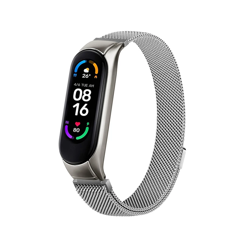 بند هاپلایت مدل Milanese HL مناسب برای ساعت هوشمند شیائومی Mi Band 7
