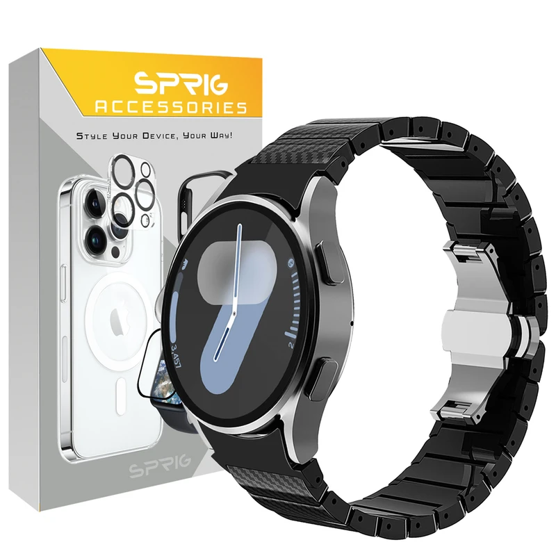 بند اسپریگ مدل Carbon Fiber ORG مناسب برای ساعت هوشمند سامسونگ Galaxy Watch 4/5/6/7/FE 40/43/44/46/47mm