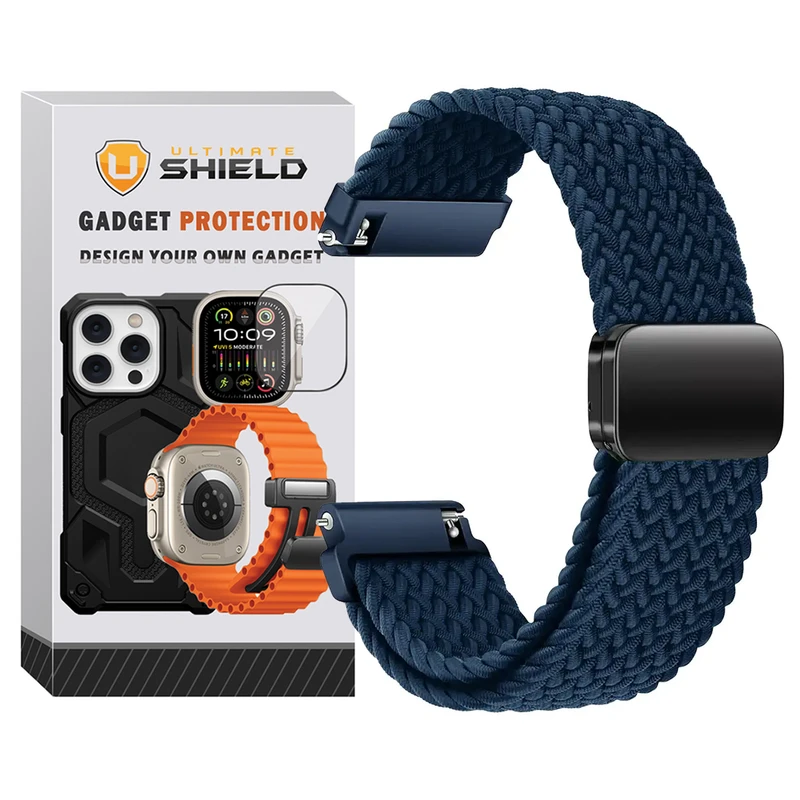 بند آلتیمیت شیلد مدل Braided Magsolo TW مناسب برای ساعت هوشمند شیائومی  آی می لب W02 22mm
