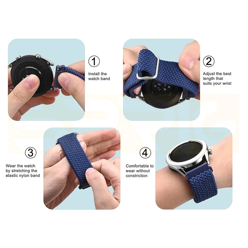 بند اسپریگ مدل Braided NewC مناسب برای ساعت هوشمند سامسونگ Galaxy Watch 7 44mm