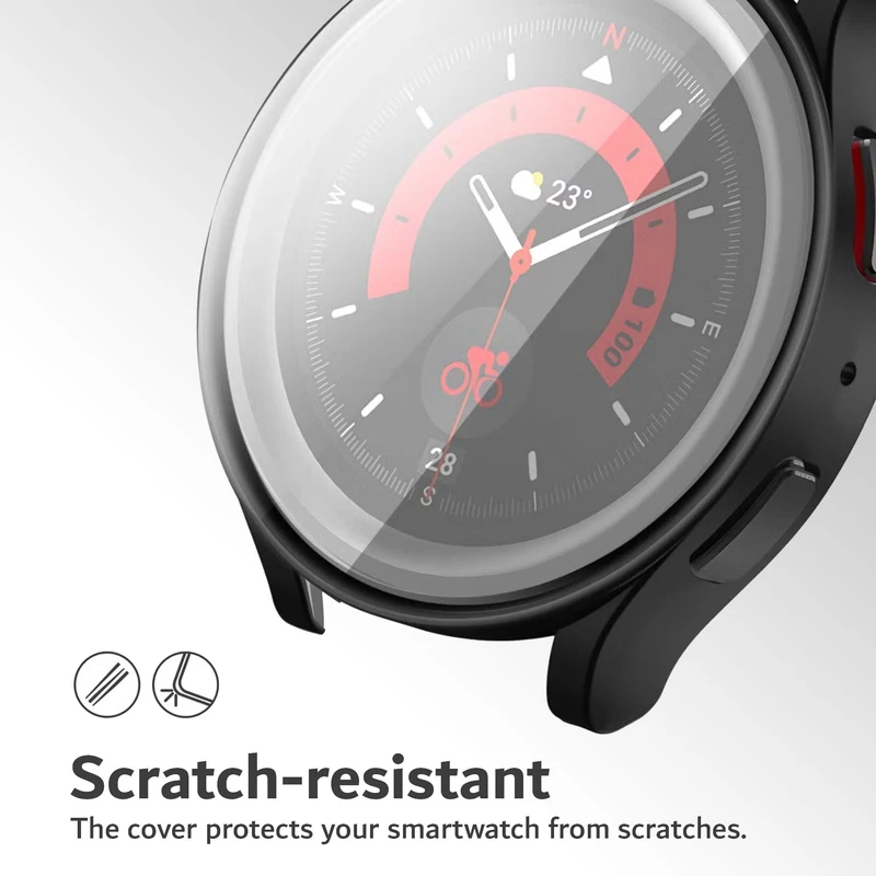بند هاپلایت مدل 3Bead-GRD HL مناسب برای ساعت هوشمند سامسونگ Galaxy Watch 6 40mm به همراه کاور