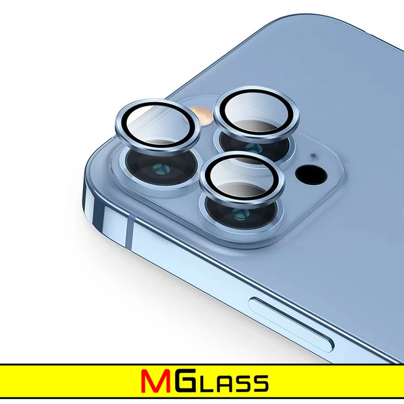 محافظ لنز دوربین ام‌گلس مدل Ring Metal مناسب برای گوشی موبایل اپل Iphone 13 / 13 Mini