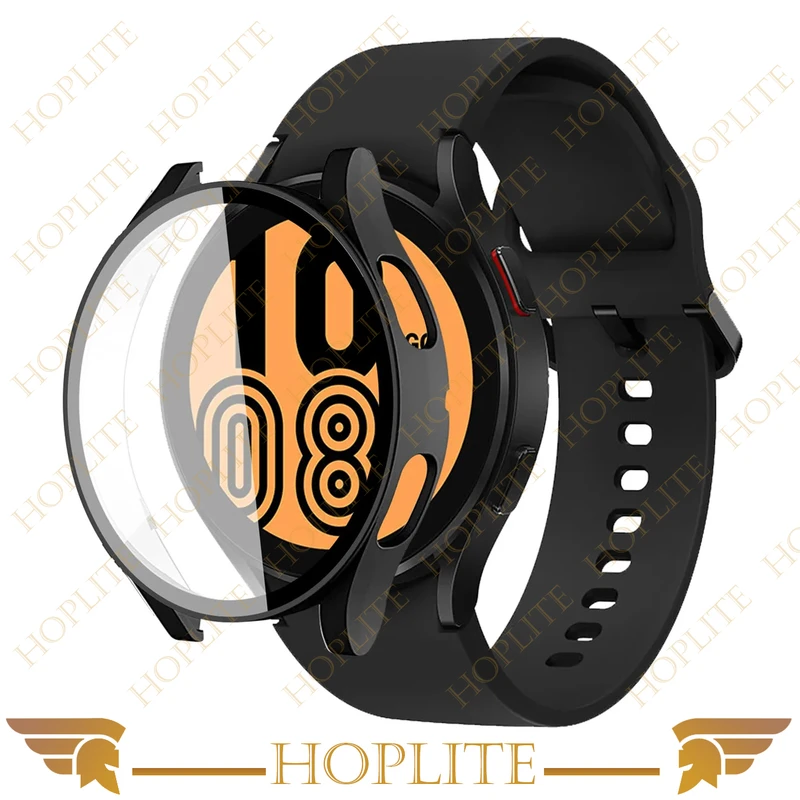 کاور هاپلایت مدل PC-Bumper-HL مناسب برای ساعت هوشمند سامسونگ Galaxy Watch 4 40mm به همراه محافظ صفحه نمایش