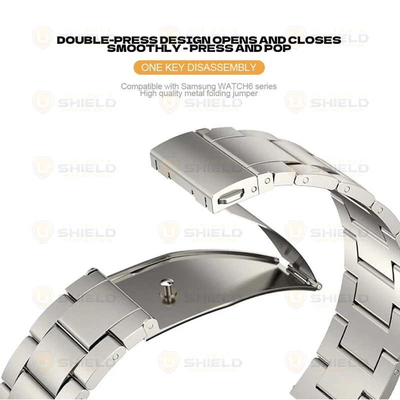بند آلتیمیت شیلد مدل 3Bead BTN مناسب برای ساعت هوشمند سامسونگ Galaxy Watch 6 Classic 43mm