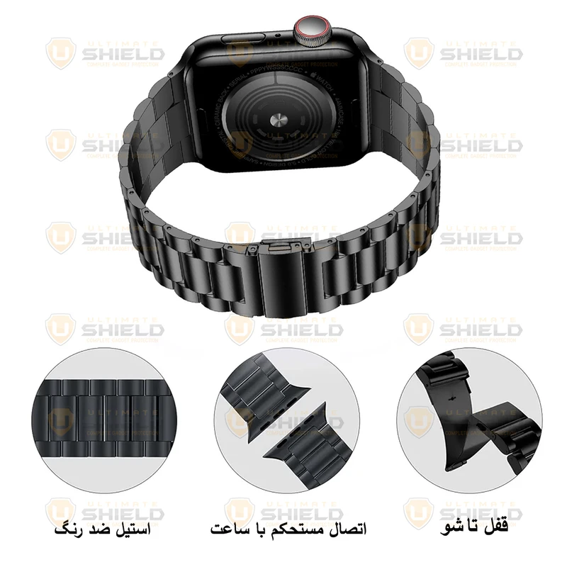 بند آلتیمیت شیلد مدل 3Bead مناسب برای اپل واچ 49 میلی متری سری Ultra / Ultra 2 / Ultra 3